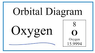 How to Write the Orbital Diagram for Oxygen O [upl. by Arted]