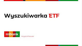 Wyszukiwarka ETF w eMaklerze [upl. by Ellennahs]