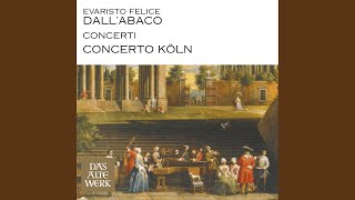 DallAbaco  Concerti a più Istrumenti Op6 c1734  Concerto No5 in G major  III Allegro [upl. by Bonnibelle]