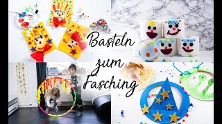 Basteln zum Fasching mit Kindern einfache Bastel und Spielideen [upl. by Adamina]