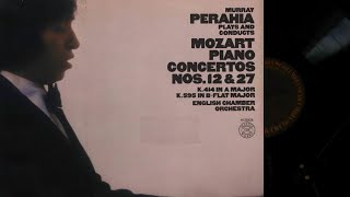 LP Mozart  Piano Concerto No 27  Perahia side A [upl. by Pressey]