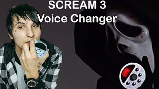 Ghostface Voice Changer SCREAM 3 [upl. by Aelanna]