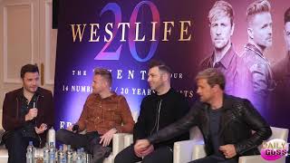 Westlife Reunion Press Conference 2018 [upl. by Eenttirb]