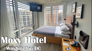 Hotel Report Moxy by Marriott  Washington DC  Standard and Corner Rooms [upl. by Aenal866]