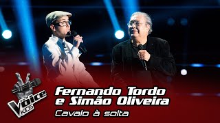 Fernando Tordo e Simão Oliveira  quotCavalo à soltaquot  Final 2ª Parte  The Voice Kids [upl. by Eldnek]