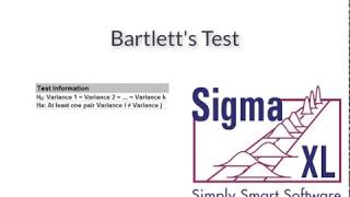 Bartletts Test [upl. by Elleiram582]