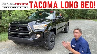 Long Bed A Closer Look at 2021 Toyota Tacoma SR5 4x4  Long Bed [upl. by Corotto222]