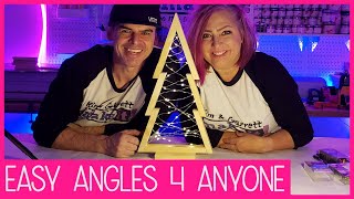 How to Make an Easy DIY Wooden Triangle Christmas Tree in Less Than 30 Minutes [upl. by Keheley508]