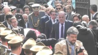 Patricio Aylwin es velado con honores en el Congreso chileno [upl. by Aihsinyt]