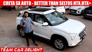 2021 Hyundai Creta SX Automatic  Detailed Review with On Road Price [upl. by Juline]