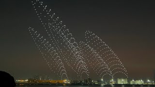 Drone Show at Louvre Abu Dhabi  Miss Bagayas [upl. by Notnelc168]