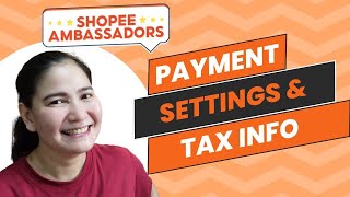 Payment Settings sa Shopee Affiliate Program AFFILIATE MARKETING PHILIPPINES [upl. by Neral]