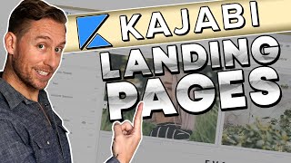 Kajabi Tutorial  Build a HIGH Converting Landing Page [upl. by Kathryn347]