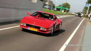 Ferrari Testarossa  BRUTAL Revs Tunnel sound Acceleration 1080p HD [upl. by Leuqcar]