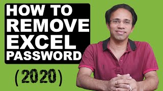 How to Remove excel password in 2020 Step by Step tutorial [upl. by Gievlos]