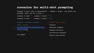 MultiShot Prompting Example [upl. by Sawyor]