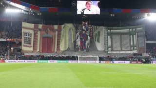 FC Basel  FC Zürich 31  Choreo im Zeitraffer [upl. by Delfeena]