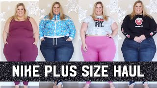 Nike Plus Size Haul Streetwear Leggings Jumpsuits Sports Bras  More [upl. by Ajax737]