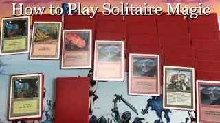 How to Play Solitaire Magic the Gathering [upl. by Eide]