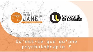 1 Questce quune psychothérapie [upl. by Spears]