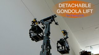 LEGO Detachable Gondola  Ski Lift [upl. by Nivart]