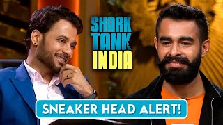 Did you find your Kick yet  Shark Tank India  Sneaker Head  Full Pitch [upl. by Anivlis]