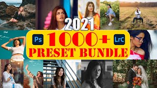 2021 PRESETS BUNDLE  ALL IN ONE  1000 PRESETS FOR PHOTOSHOP AND LIGHTROOM FREE [upl. by Anyala]