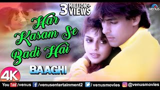 Har Kasam Se Badi Hai  4K Video  Salman Khan  Kavita Krishnamurthy  Baaghi  90s Best Love Song [upl. by Fisa]