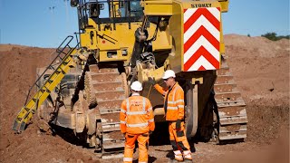 Caterpillars Largest Dozer Working the D11T [upl. by Wiese]