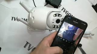 как подключить wifi камеру на приложение к смартфону v380 pro how to setup wifi camera TVG010 [upl. by Einnek]