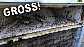 How to Clean a Dirty Moldy Window Air Conditioner [upl. by Alyahsat55]