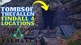 AC Valhalla FIND ALL 4 TOMBS All 4 Tombs Locations Tombs of the Fallen Locations ACV UPDATE 140 [upl. by Isleana]