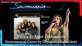 Falésia do Amor  Santamaria  Instrumental Cover by Olymusicproductions [upl. by Eanom]