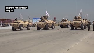 Taliban Hold Parade at Former US Base in Afghanistan [upl. by Smalley]