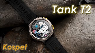 Kospet TANK T2 Smartwatch Review A Great Budget Rugged Military Smartwatch [upl. by Josiah923]