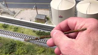 Ballasting Kato NScale Roadbed [upl. by Elisa]