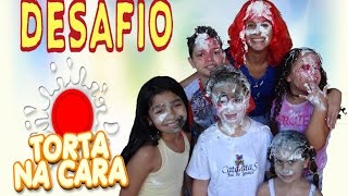 Desafio Torta na cara com Maria Clara e JP [upl. by Thane637]