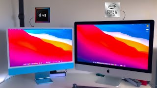 The M1 iMac vs The Intel 27 inch iMac  Which One To Choose [upl. by Thornton]