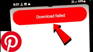 Fix Pinterest Download Image Problem  Pinterest Image Download failed problem [upl. by Treborsemaj891]