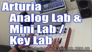 Arturia AnalogLab amp MINILAB  KEYLAB DemoampReview English Captions [upl. by Sadie]