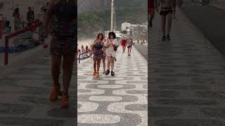 🏝️ Walk on Leblon Beach Rio de Janeiro  Brazil shorts [upl. by Ahcarb]