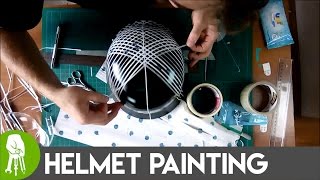 How To Paint Helmet With Spray Paints [upl. by Magnolia196]