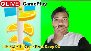 🔴LIVE Stack Ball Drop Stunt 📱 Mobile Game 🎮 Play Daey 02 [upl. by Edelman]