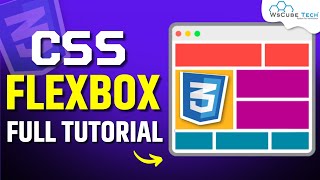 CSS Flexbox Full Tutorial For Beginners  Web Development Tutorials [upl. by Akemot]