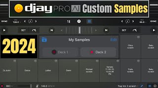 How To Add Custom Samples to Djay Pro AI [upl. by Aiz920]