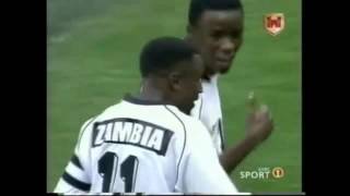 Chris Katongo hattrick Vs RSA 2007 AFCON 2008 Qualifier [upl. by Mutat]