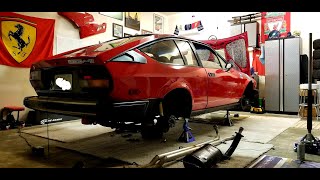 Alfa Romeo GTV6 driveline restoration and a not so brief update on our home built GTV6 restoration [upl. by Davina]