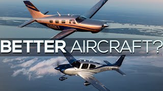 Better Aircraft  Piper M350 vs Cirrus SR22T [upl. by Innig]