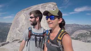 Hiking HALF DOME Yosemite National Park [upl. by Kacey]