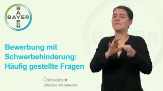 Bewerbung mit Schwerbehinderung Häufig gestellte Fragen [upl. by Moshell]